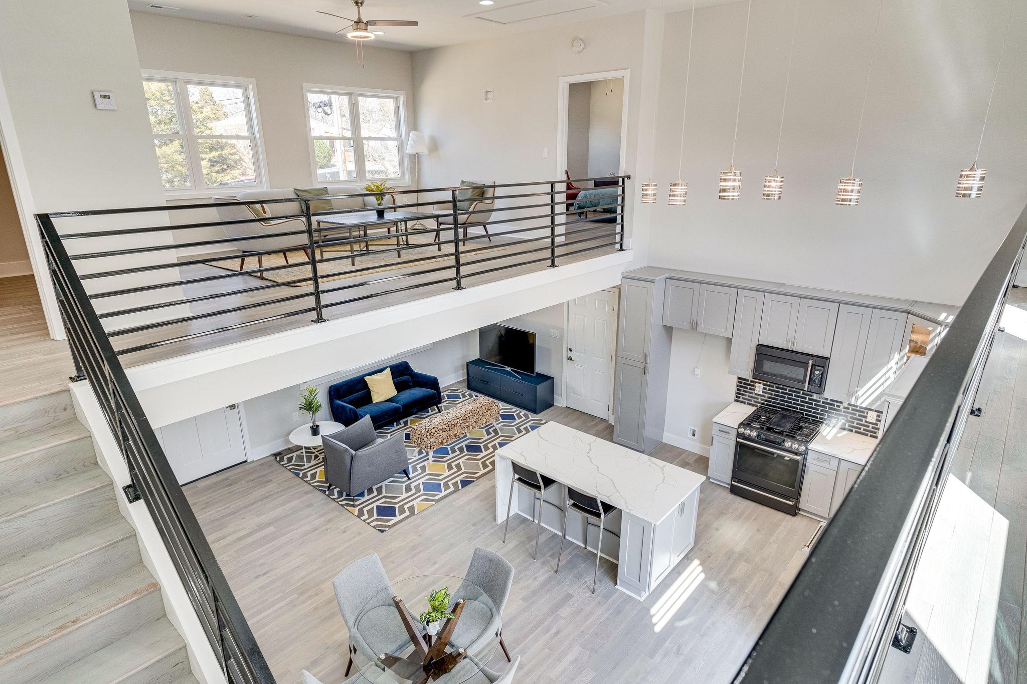 Completed two-level residence by Majestic Contracting